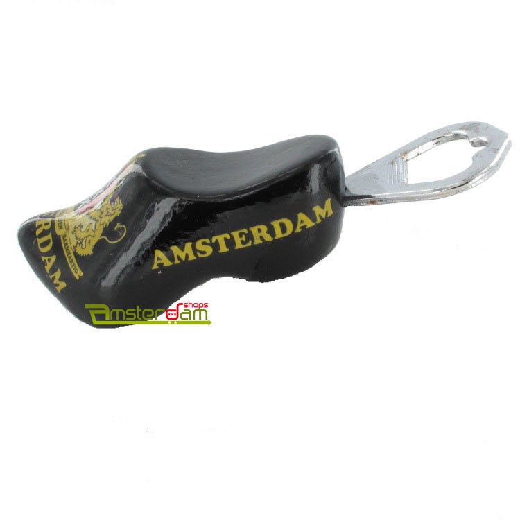 BOTTLE OPENER WOODEN SHOE BLACK A`DAM WEAPON