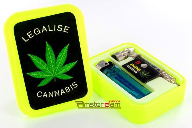 Gift set tobacco stash box