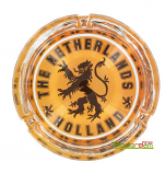 Ashtray Orange with the lion of the Netherlands